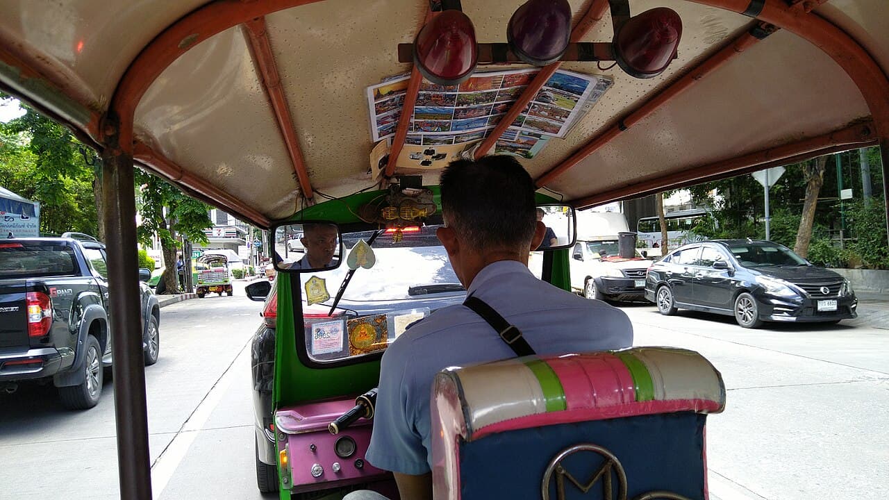 A tuk-tuk in Bangkok