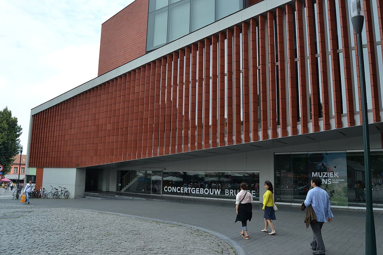 The Concertgebouw concert hall on 't Zand, Bruges