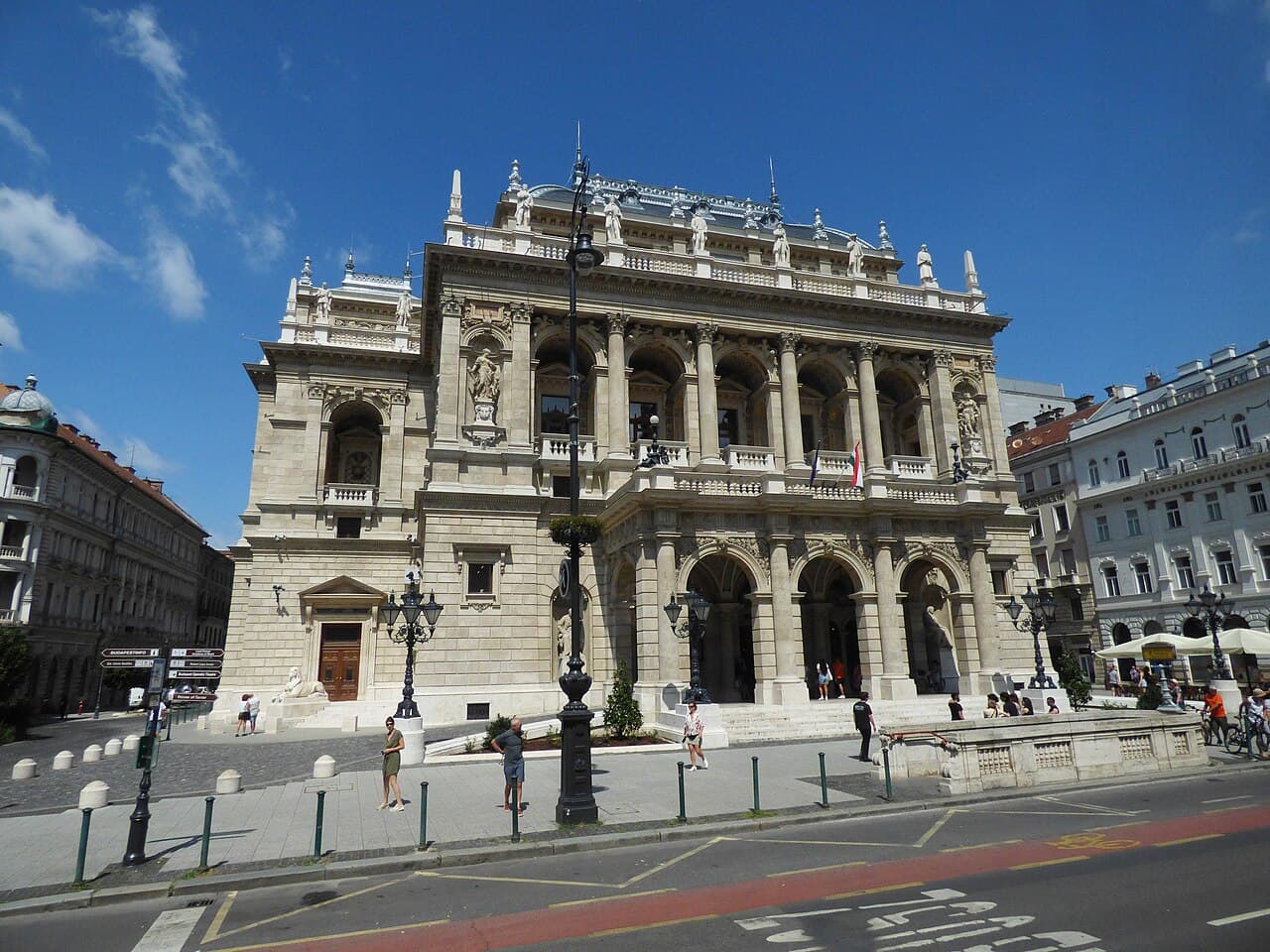 The Hungarian State Opera House on Andrássy Avenue, Budapest