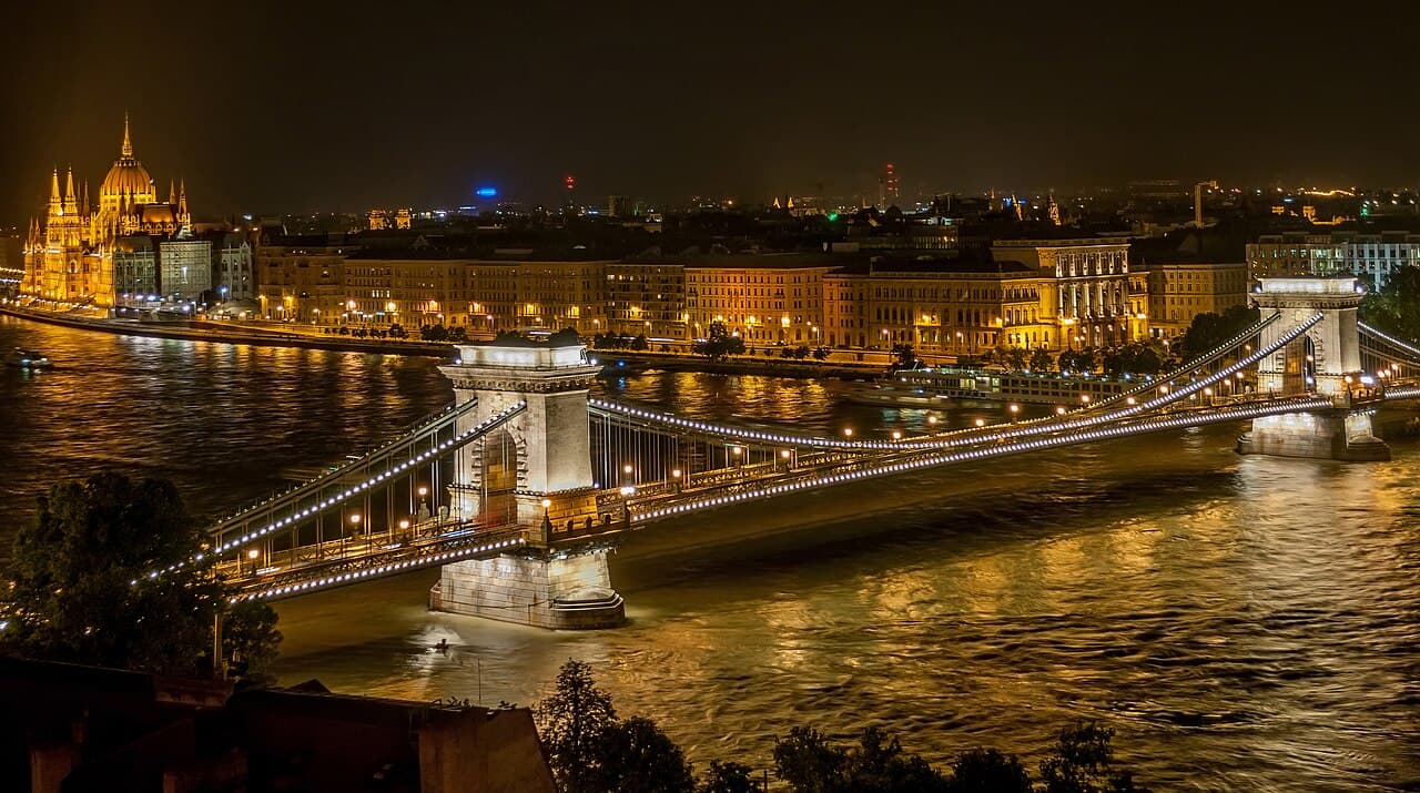 The Chain Bridge over the Danube, Budapest