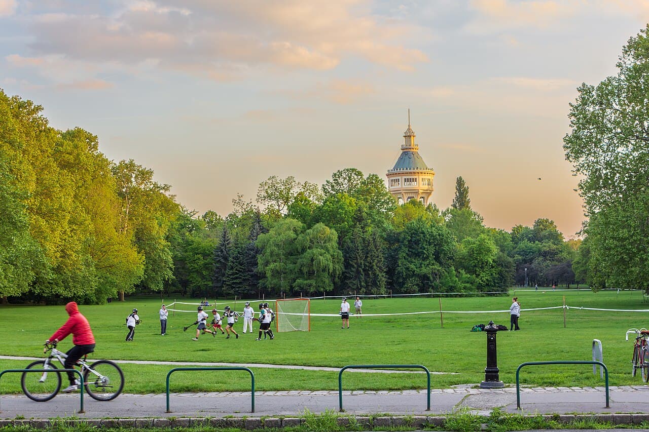Parkland on Margaret Island, Budapest