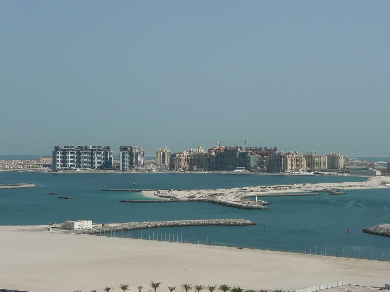 Palm Jumeirah seen from The View, Dubai