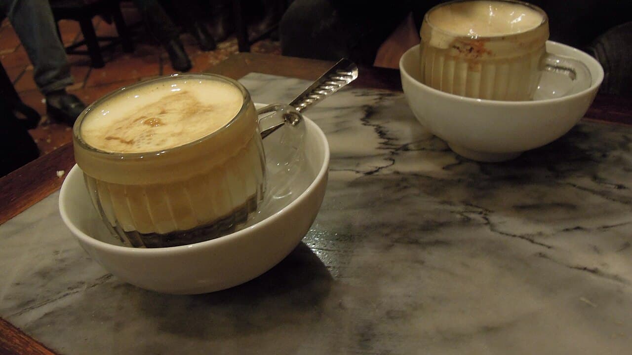 Hanoi egg coffee