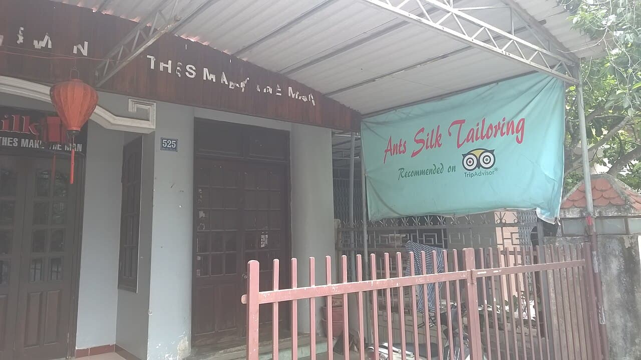A tailor's shop in Hoi An