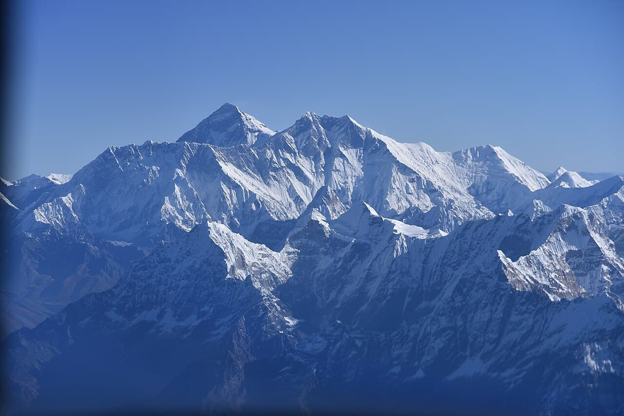 The Himalaya from an Everest mountain flight, Nepal