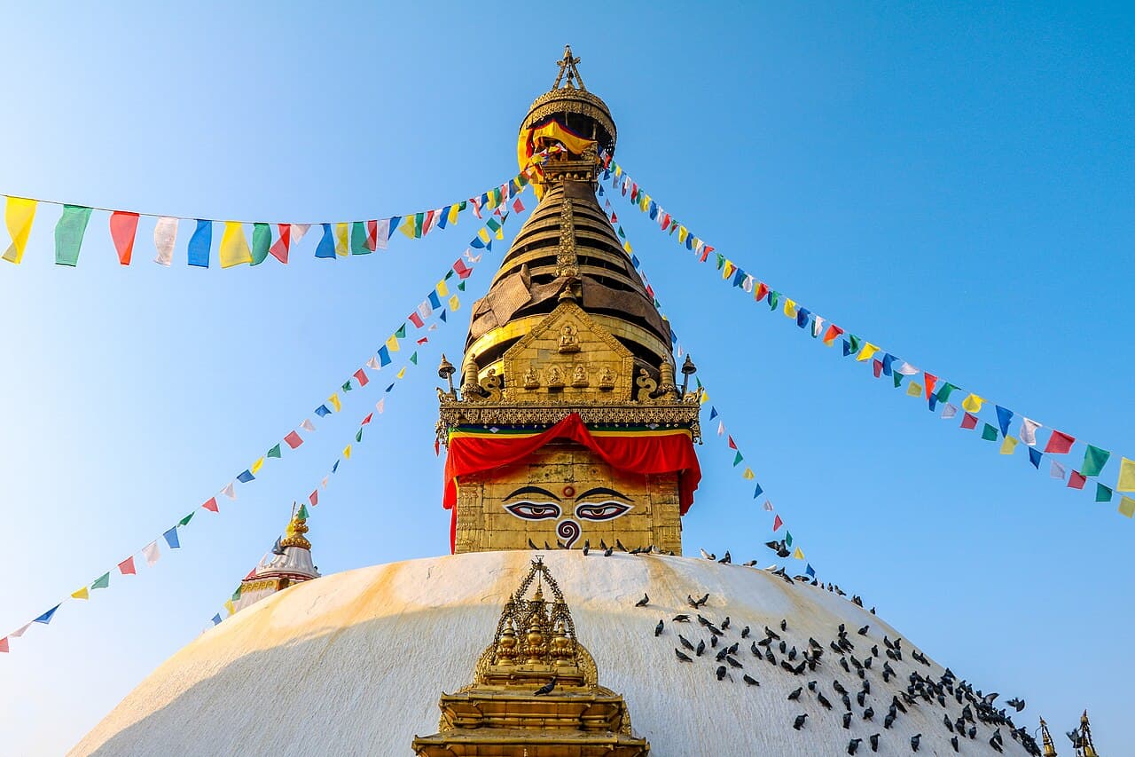 Swayambhunath stupa, Kathmandu