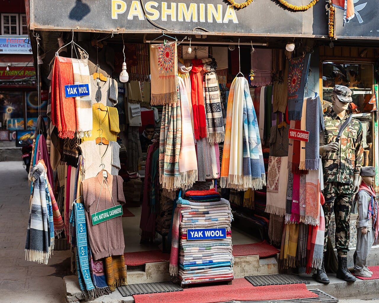 The lanes of Thamel, Kathmandu