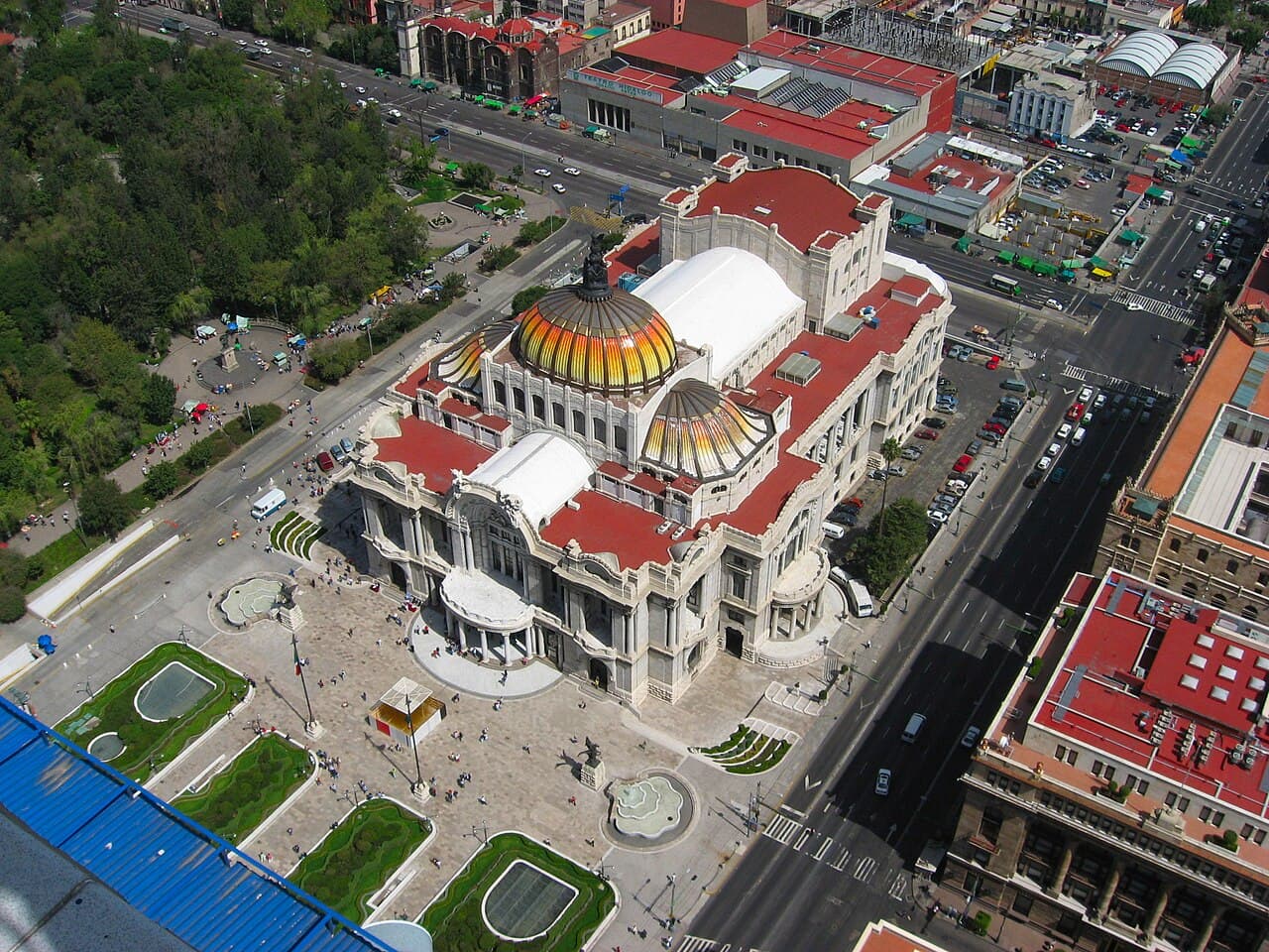 The Palacio de Bellas Artes, Mexico City