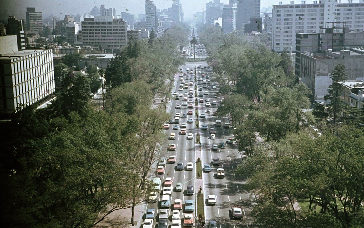 The Angel of Independence on Paseo de la Reforma, Mexico City