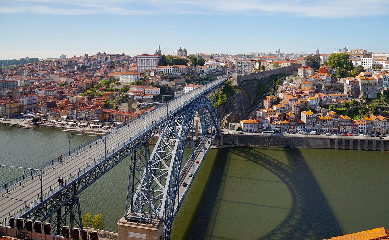 The Dom Luís I Bridge over the Douro, Porto