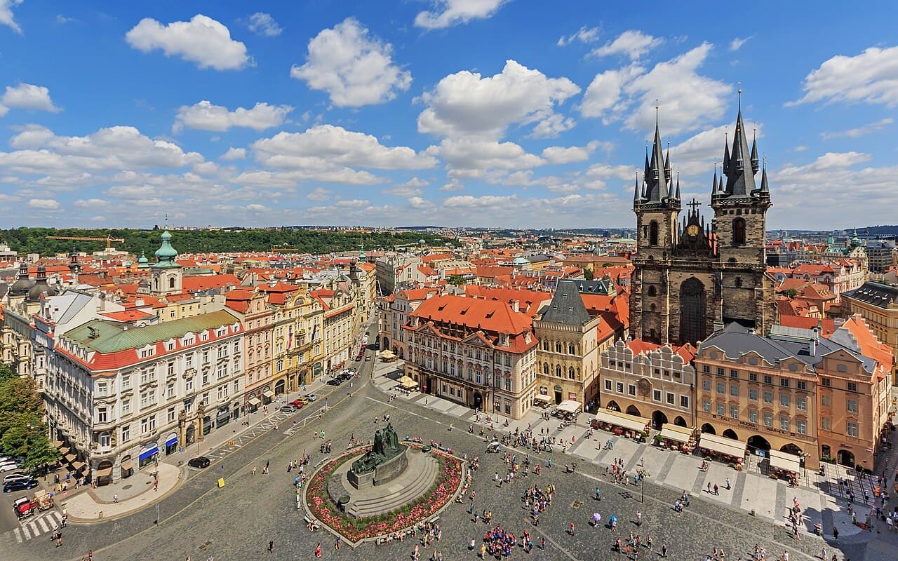 Old Town Square and the Týn Church, Prague