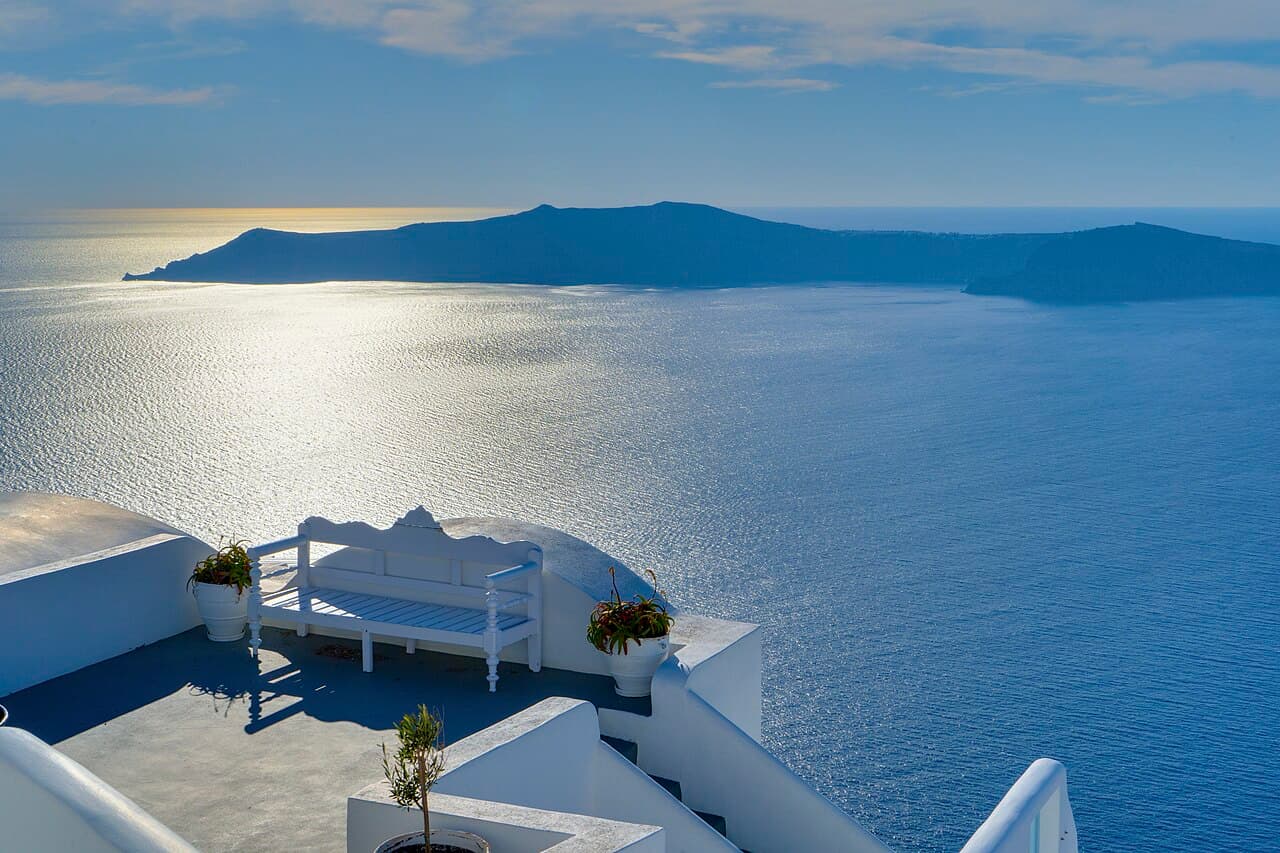 Santorini — Greece's iconic caldera island of white villages and blue domes