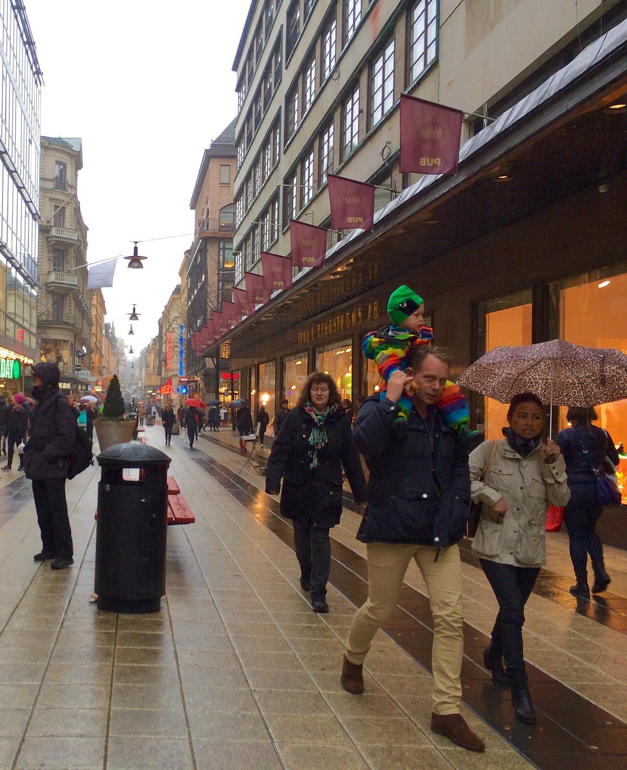 Drottninggatan shopping street, Stockholm