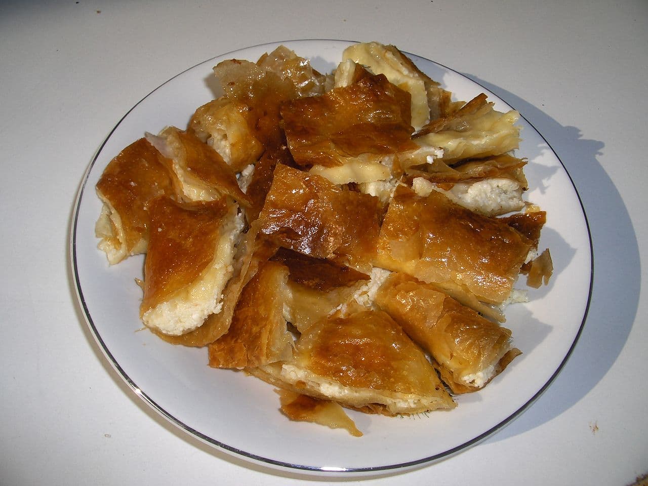 Bougatsa, a Thessaloniki filo pastry
