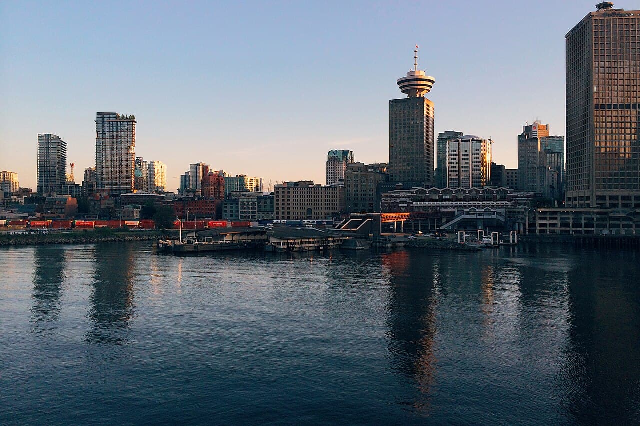 Canada Place and the harbour, Vancouver