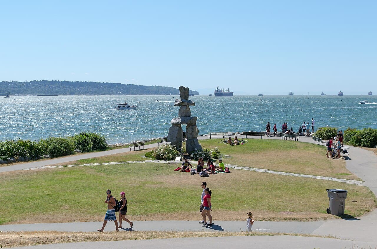 English Bay beach, Vancouver