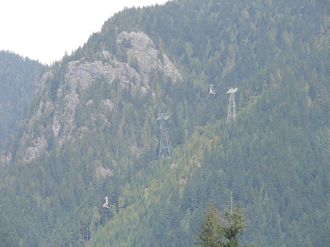 The view from Grouse Mountain, Vancouver
