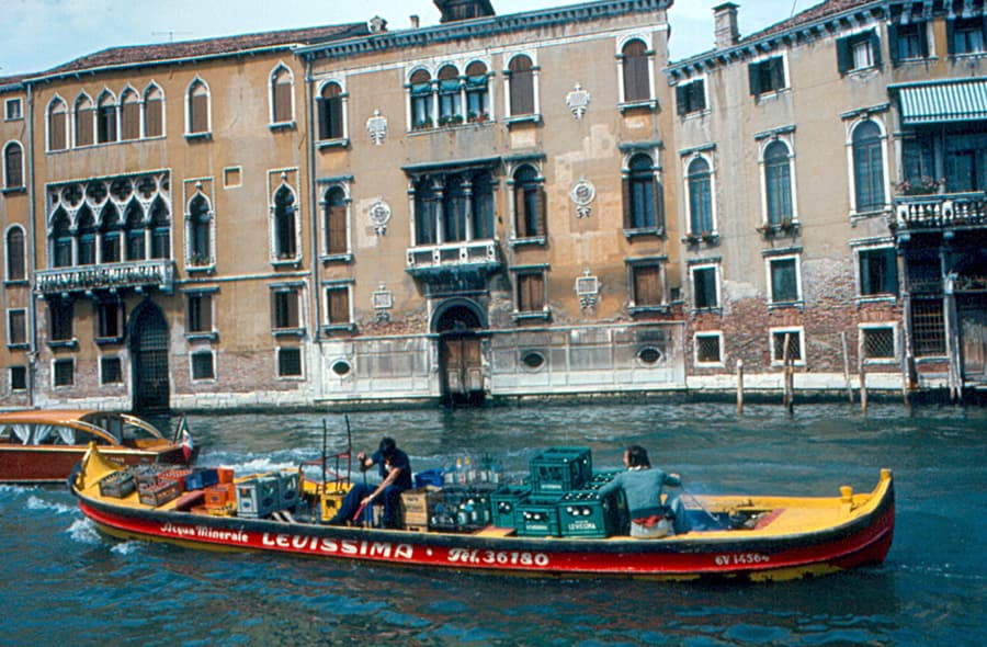 Palaces along the Grand Canal in Venice