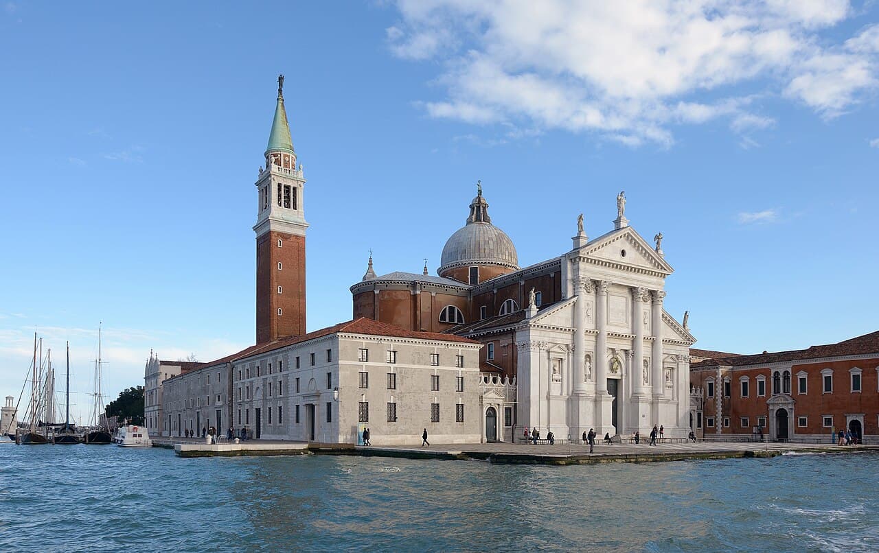 The church of San Giorgio Maggiore across the water in Venice