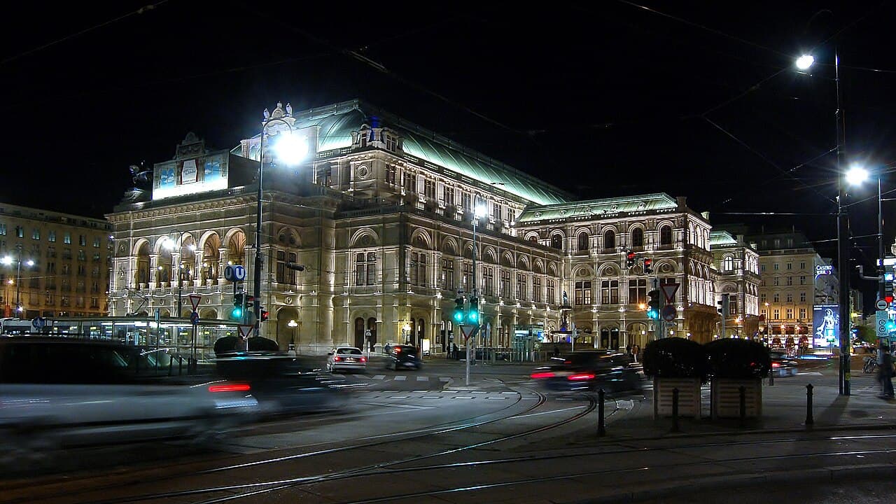 The Vienna State Opera house