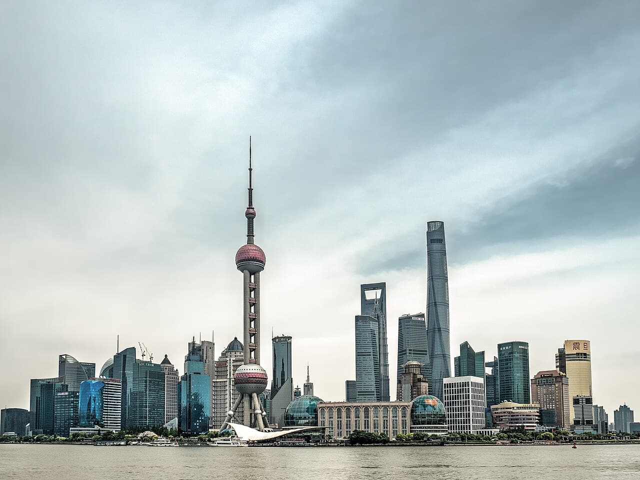 Streets of Pudong (Lujiazui), Shanghai