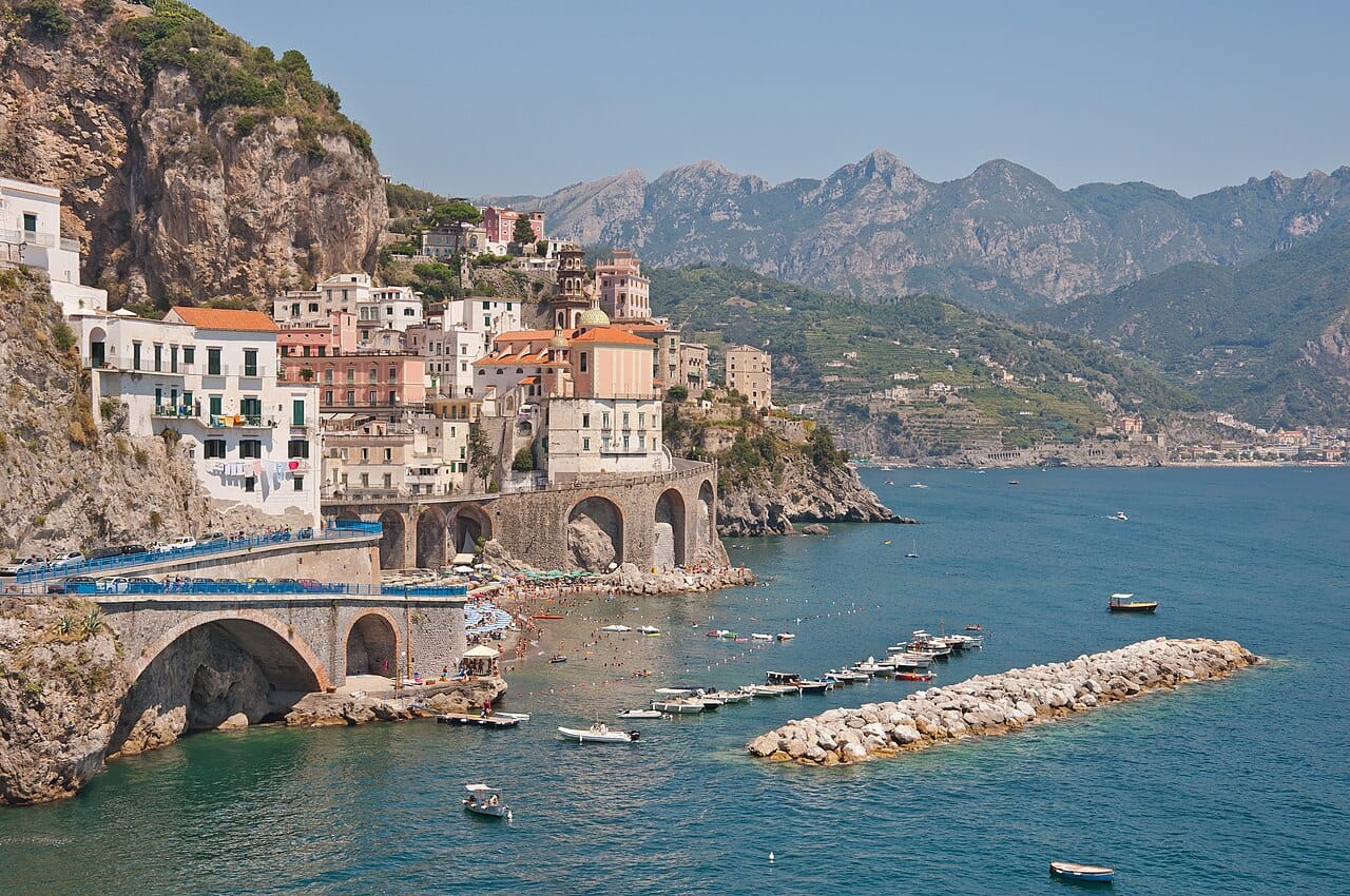 The village of Atrani, Amalfi Coast