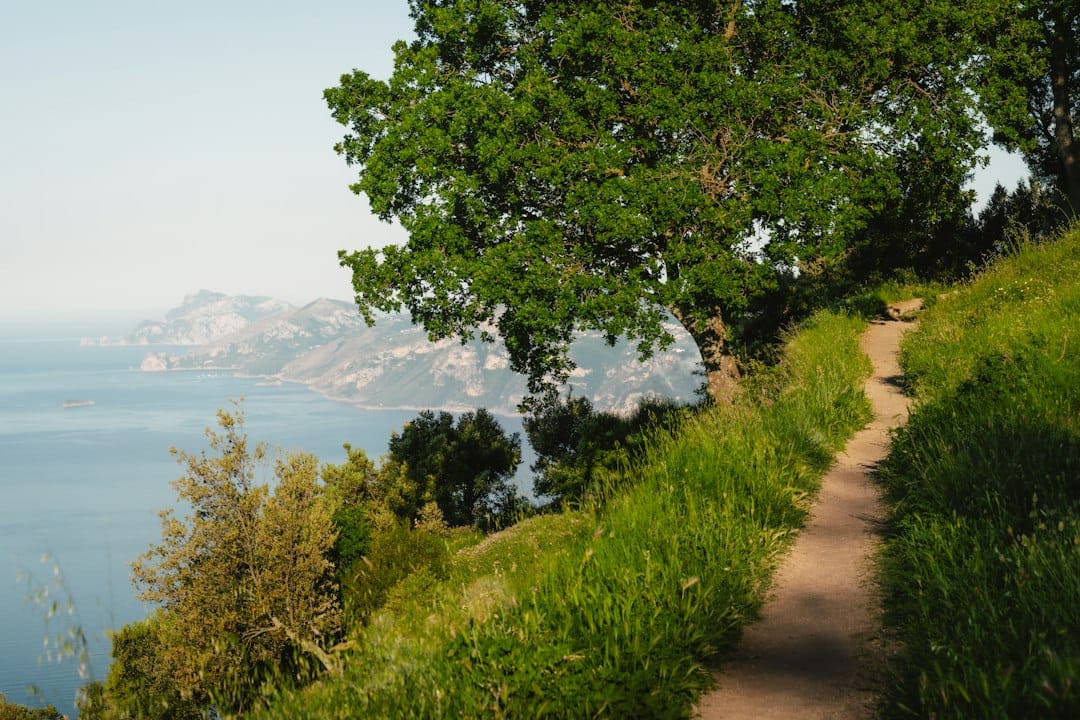 The Path of the Gods trail above the Amalfi Coast