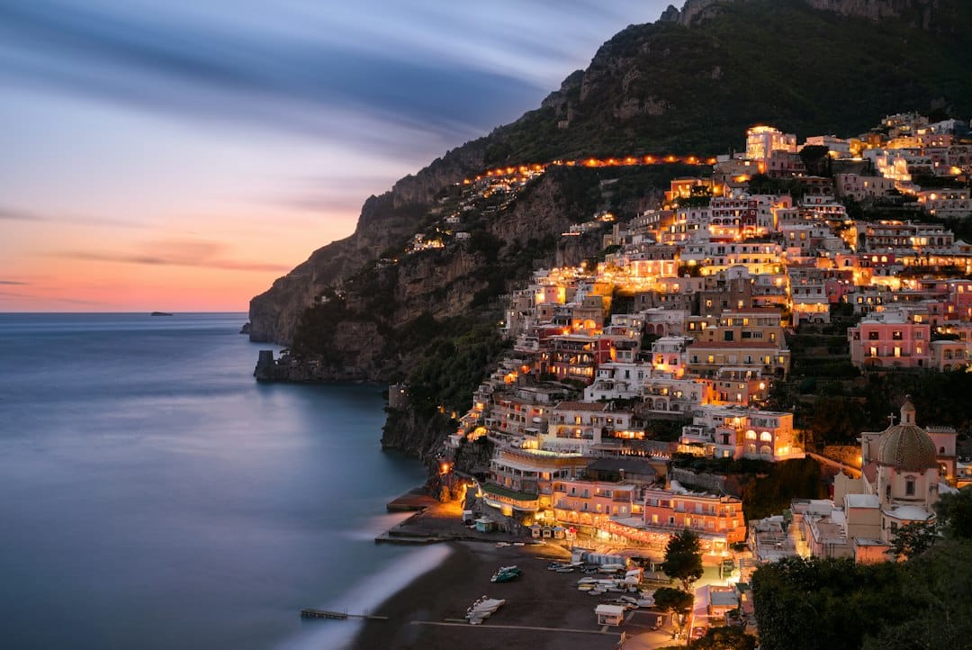 The cliffside town of Positano, Amalfi Coast