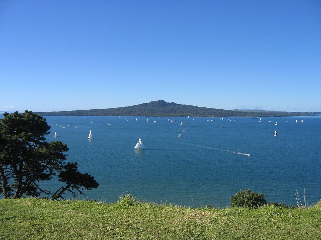 Rangitoto Island volcano, Auckland