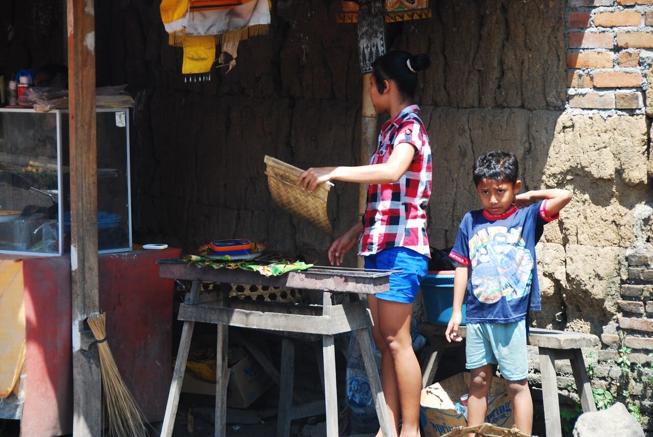 Balinese nasi campur, Bali