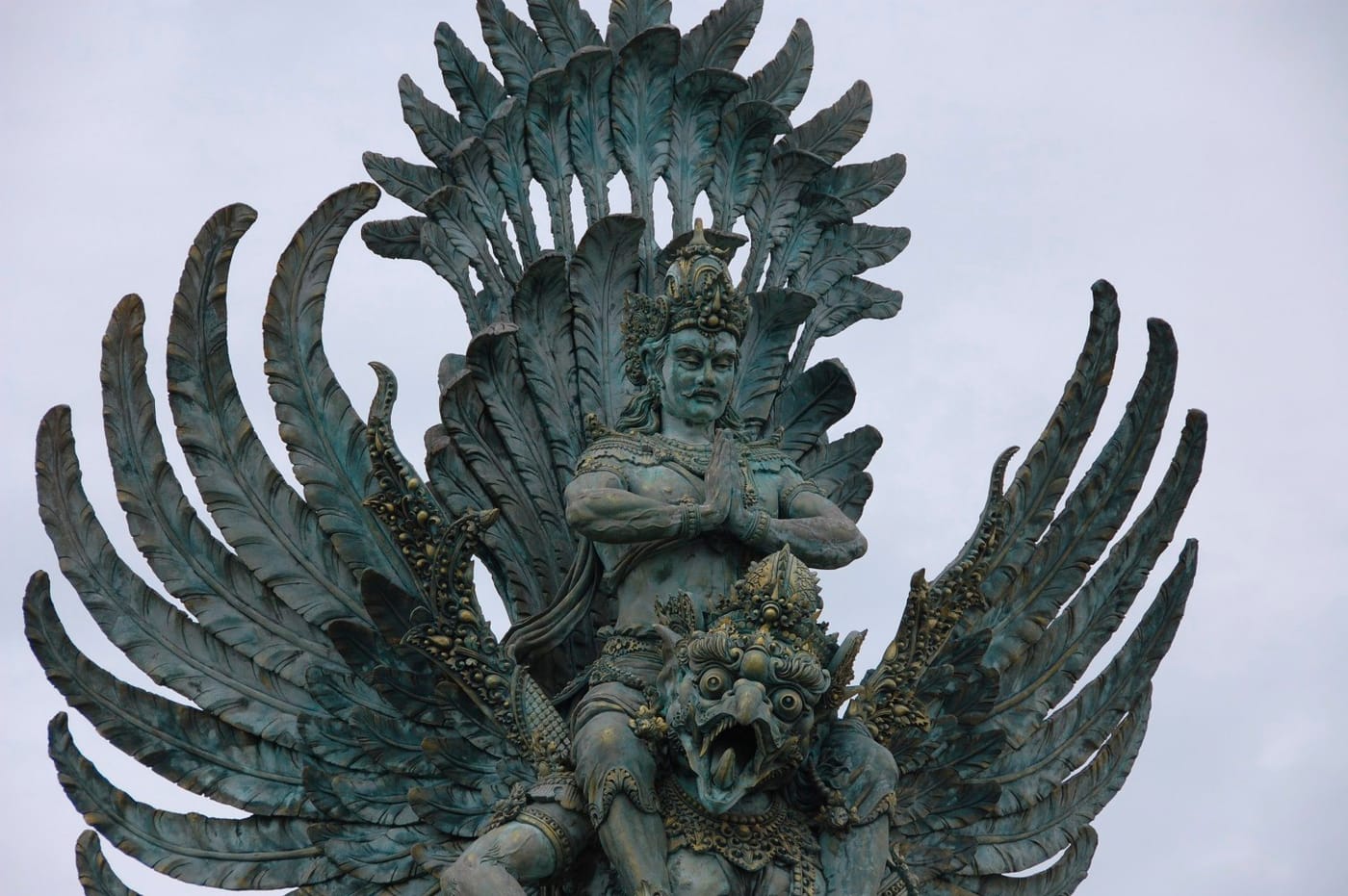 The giant Garuda Wisnu Kencana statue in Bali