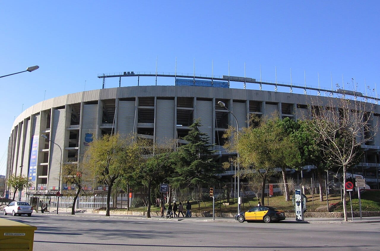 The Camp Nou stadium, home of FC Barcelona