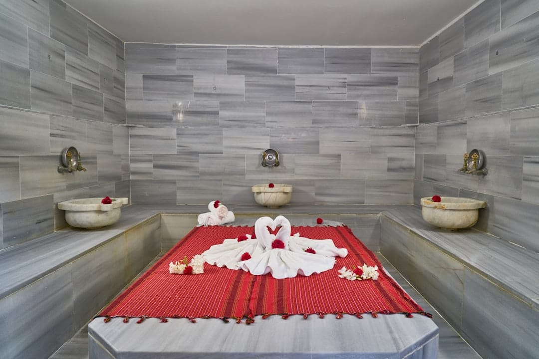 A traditional Turkish hammam