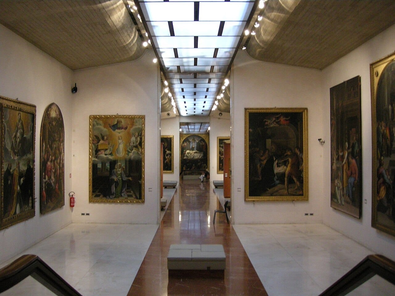 The Pinacoteca Nazionale art gallery in Bologna