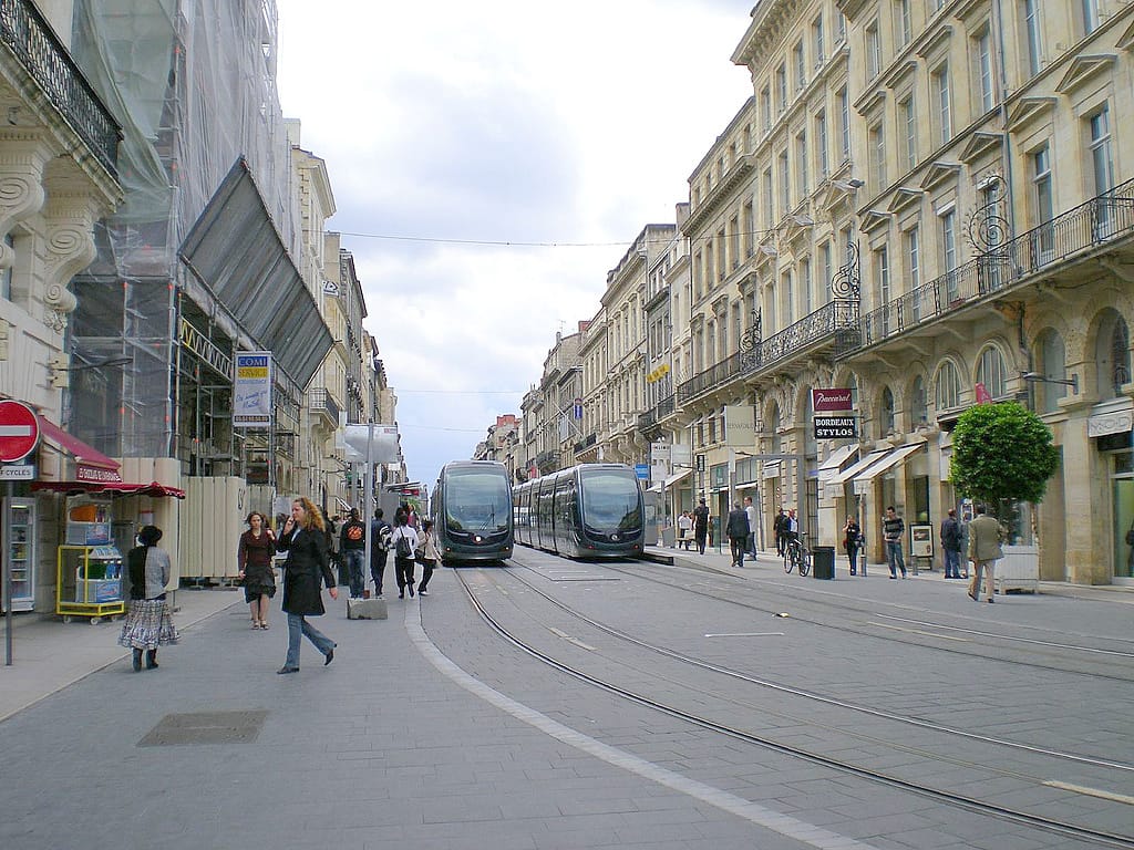 The Grand Théâtre opera house in Bordeaux