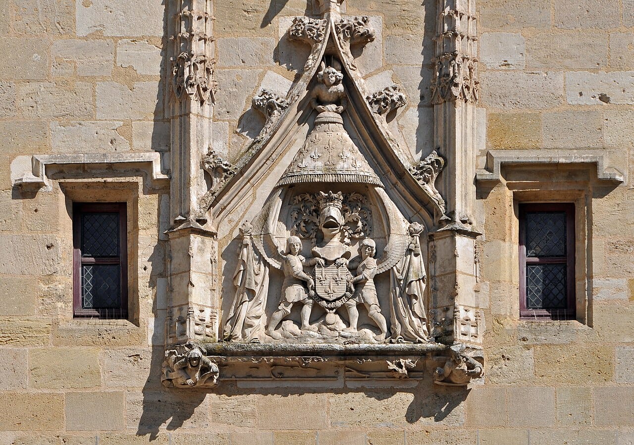 The medieval Porte Cailhau gate in Bordeaux