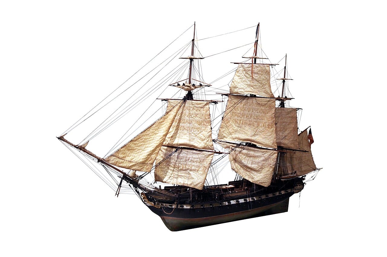 The USS Constitution warship in Boston