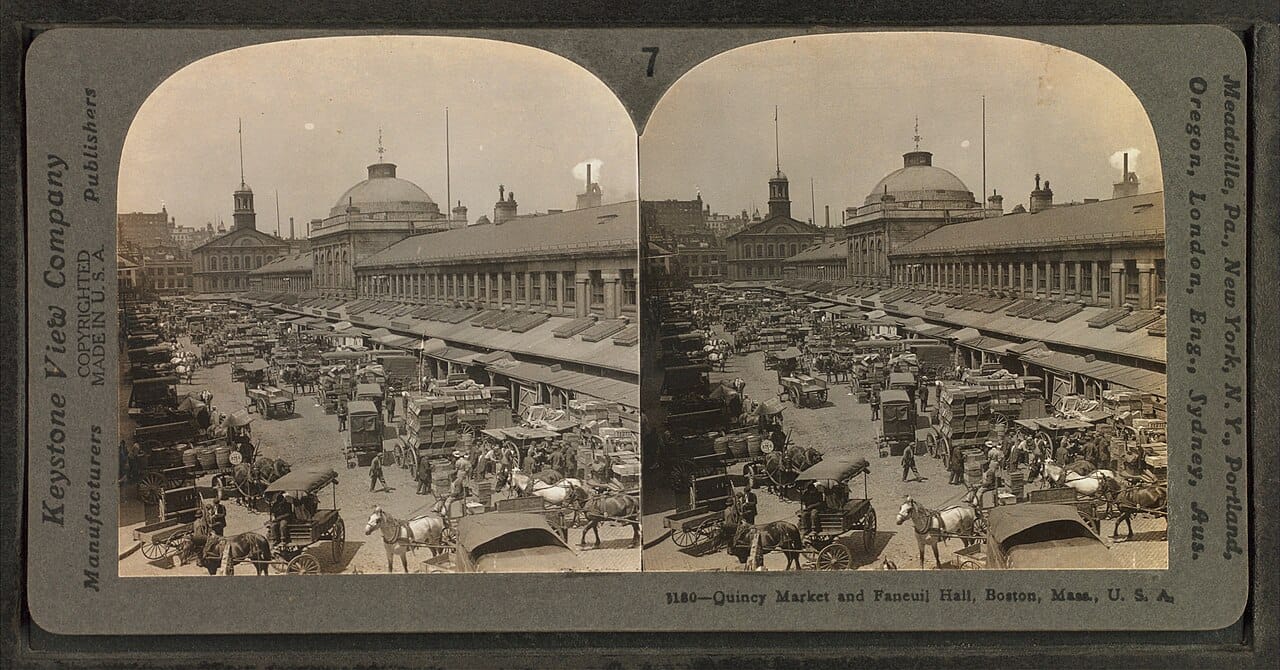 Quincy Market and Faneuil Hall in Boston