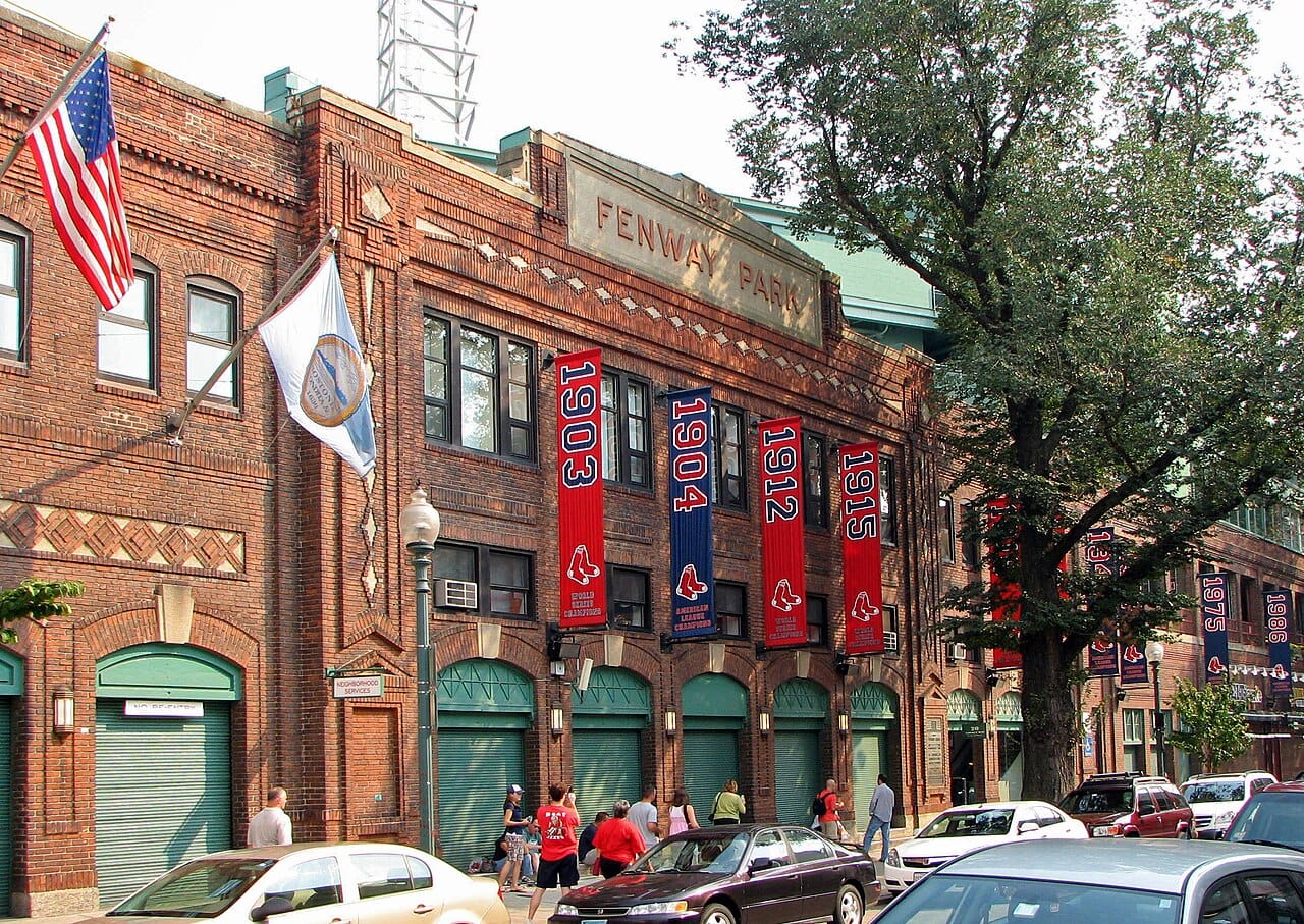 Fenway Park baseball stadium in Boston