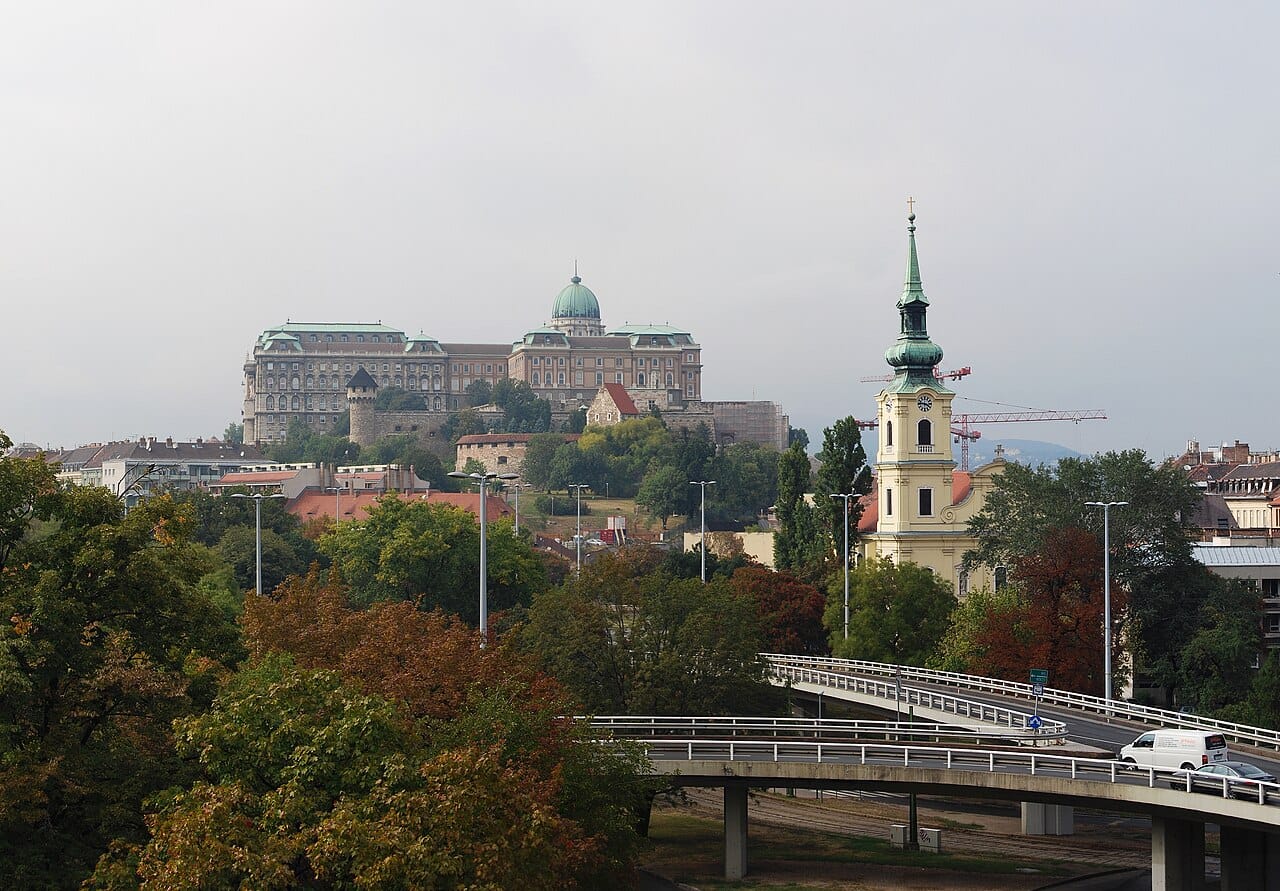 Buda Castle above the Danube, Budapest