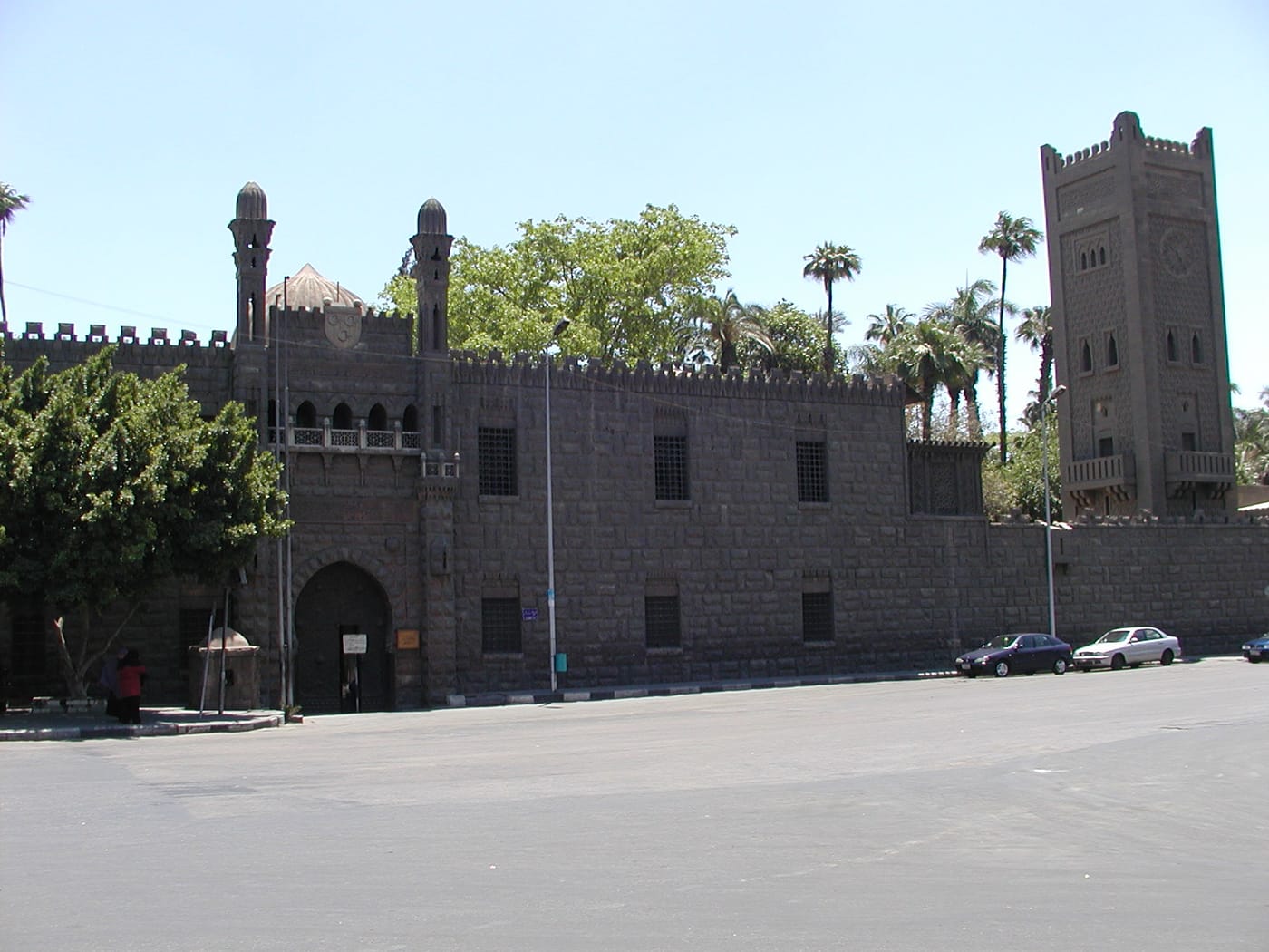 The ornate Manial Palace on an island in the Nile in Cairo