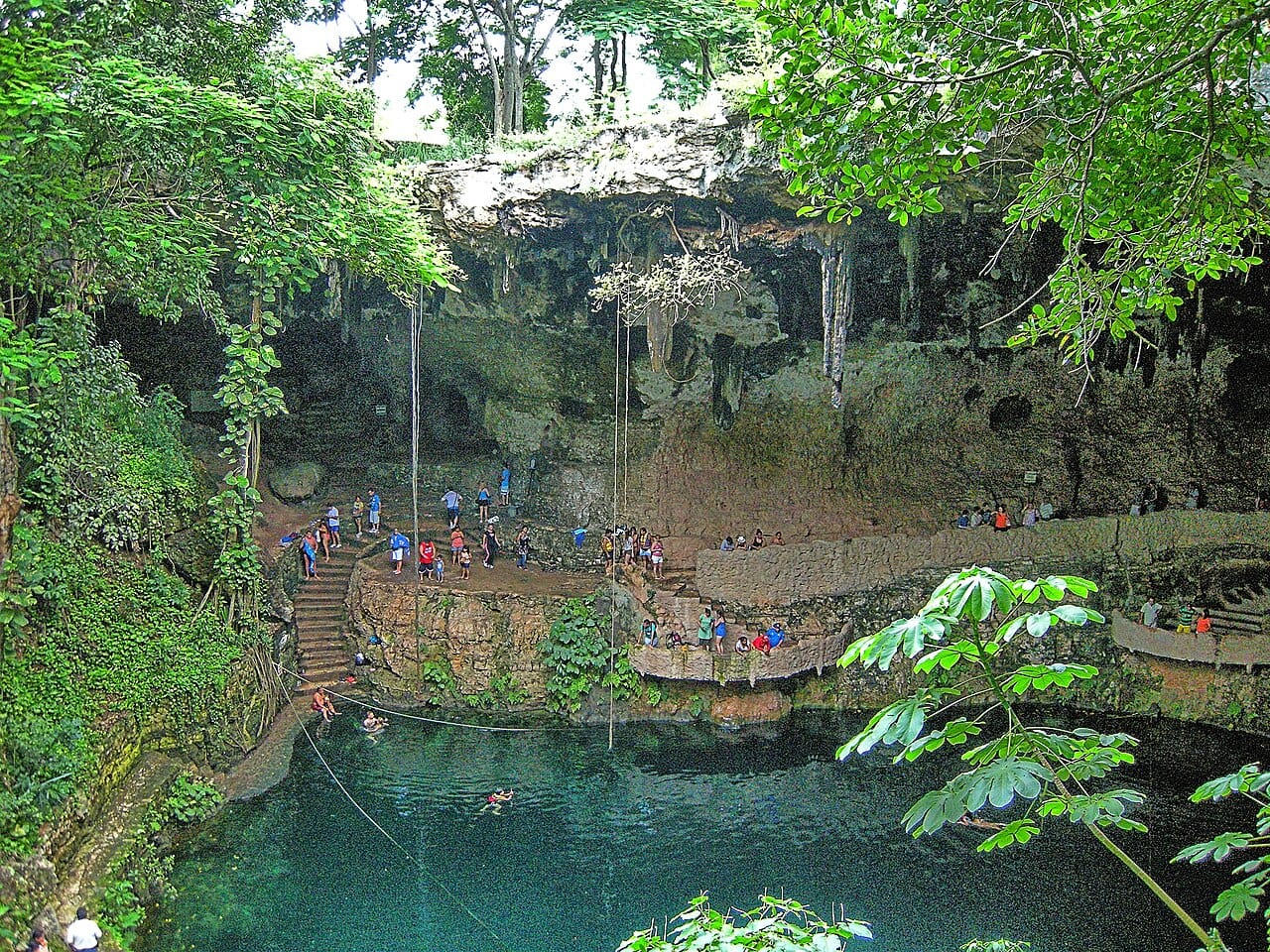 A cenote near Cancún