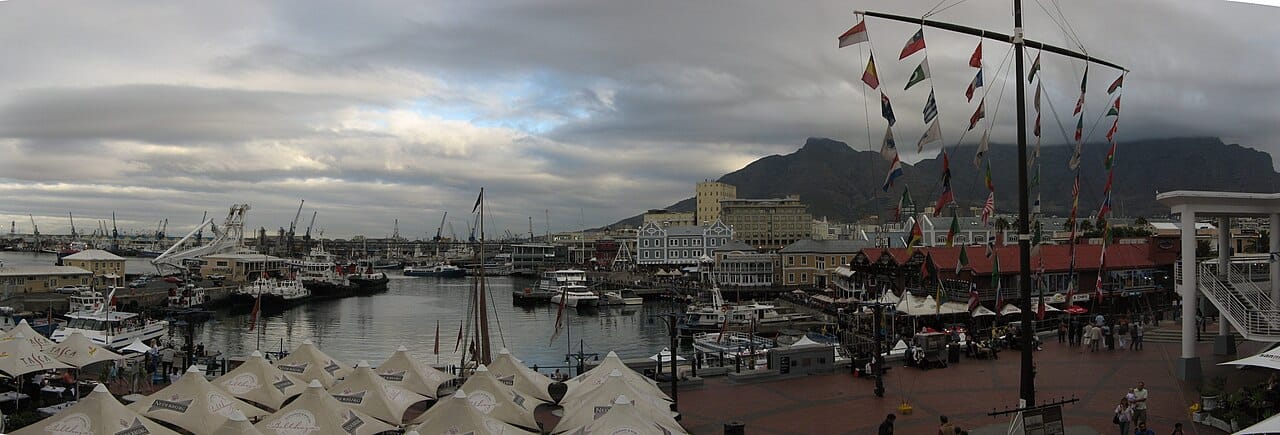 The V&A Waterfront with Table Mountain, Cape Town