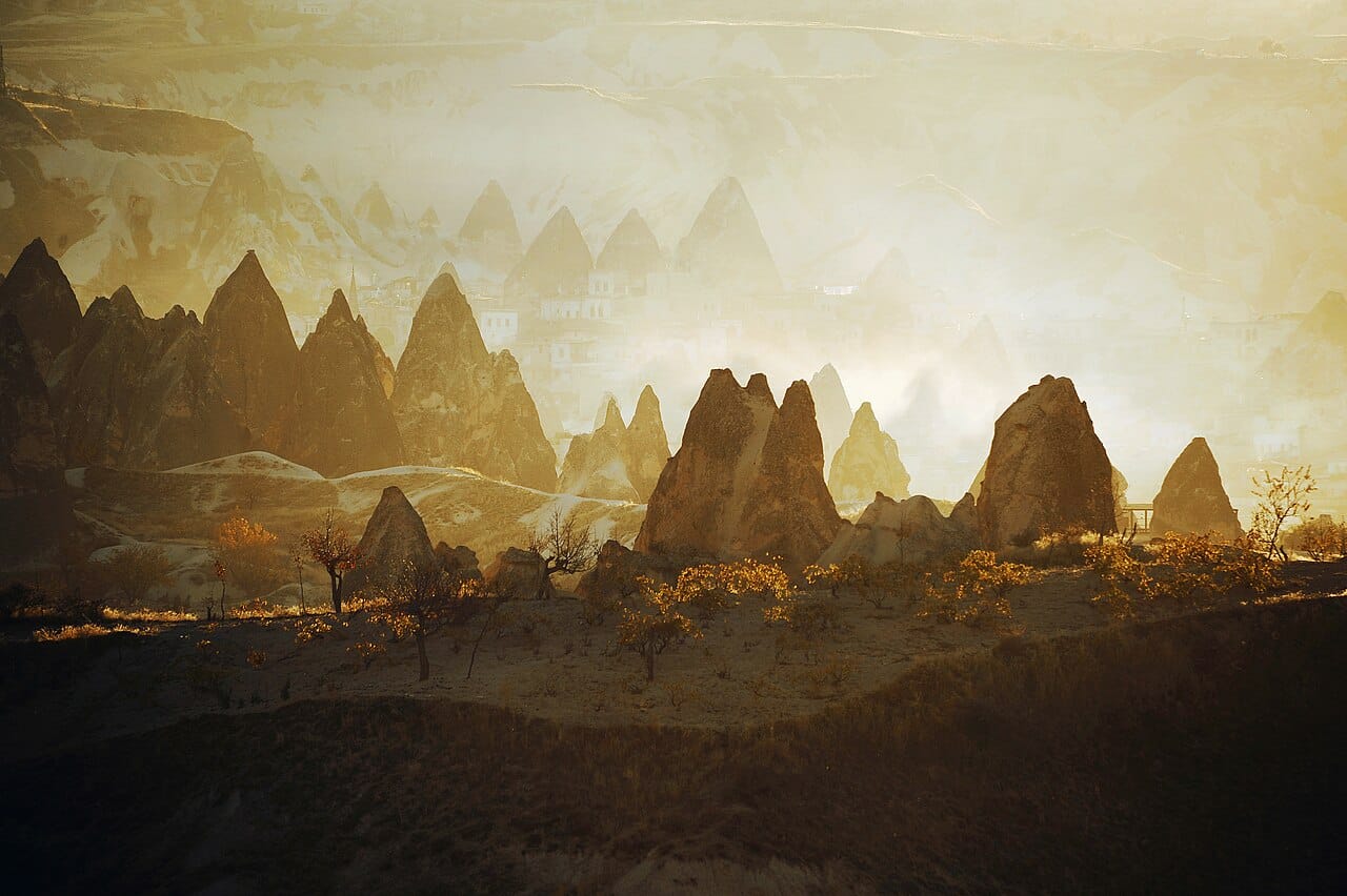 Sunset over Göreme, Cappadocia