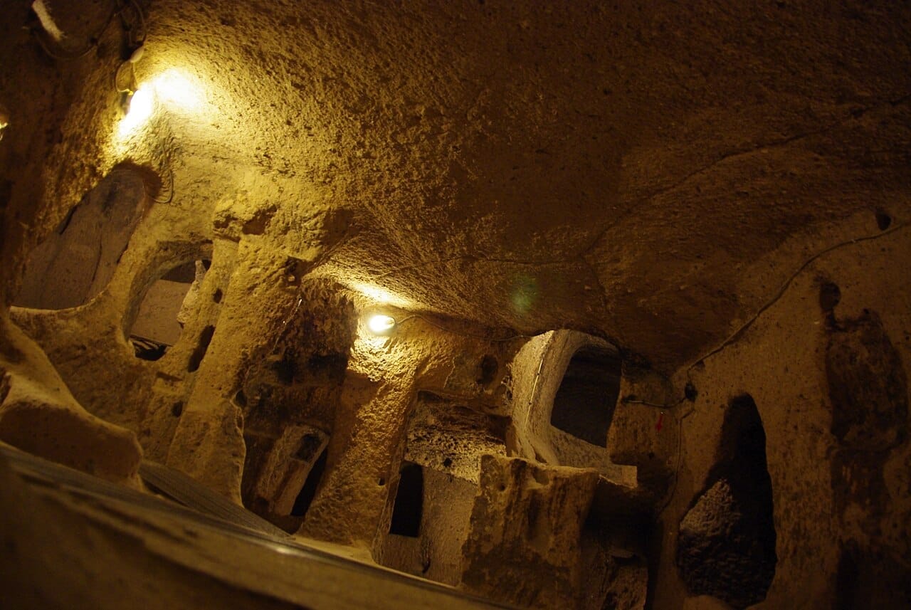 An underground city, Cappadocia