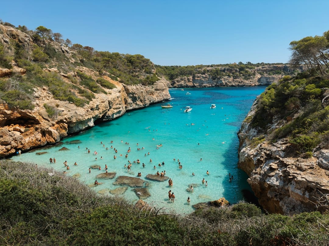 The cove at Bagni di Tiberio, Capri