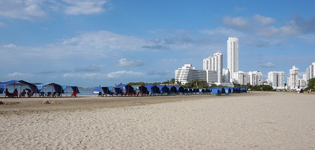 Bocagrande beach, Cartagena