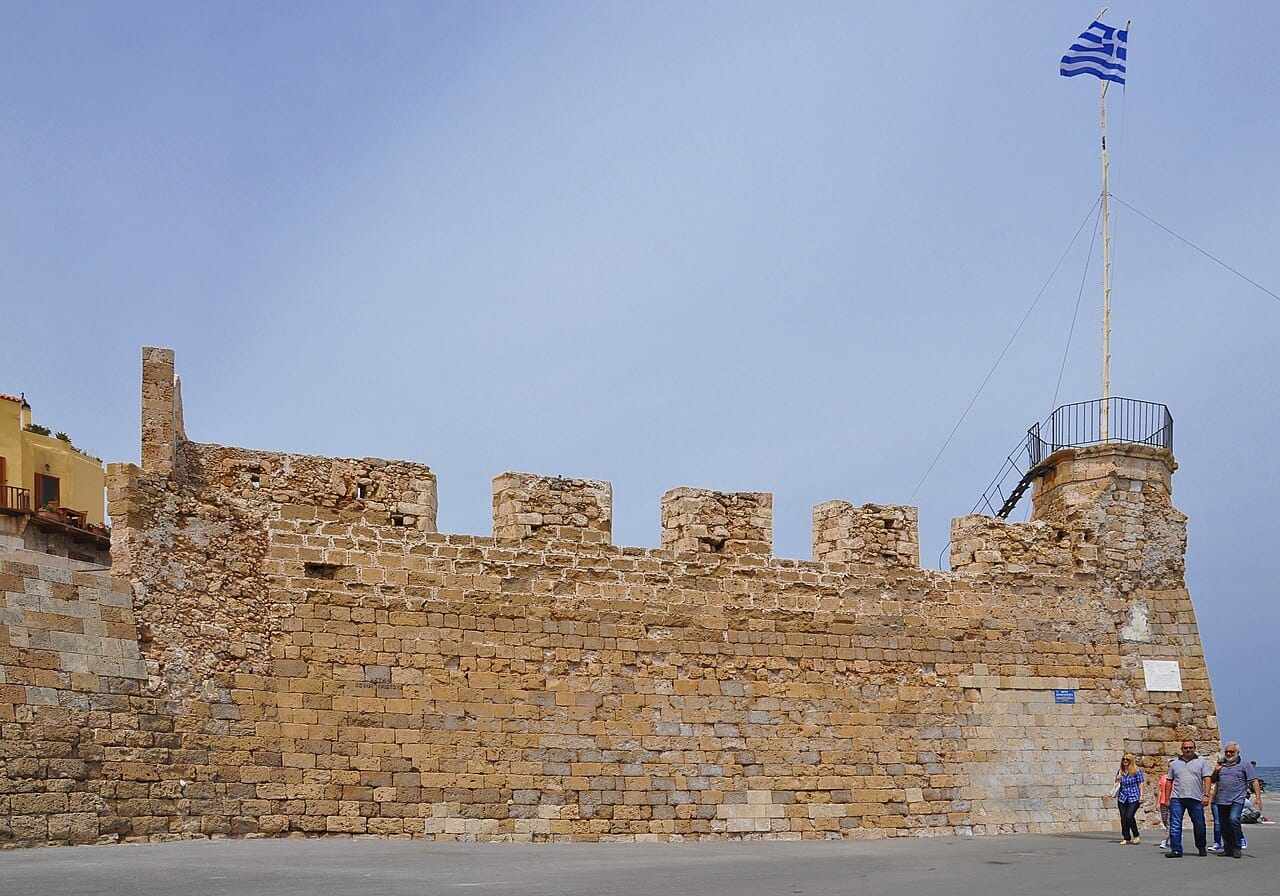 Firkas Fortress at the harbour mouth, Chania