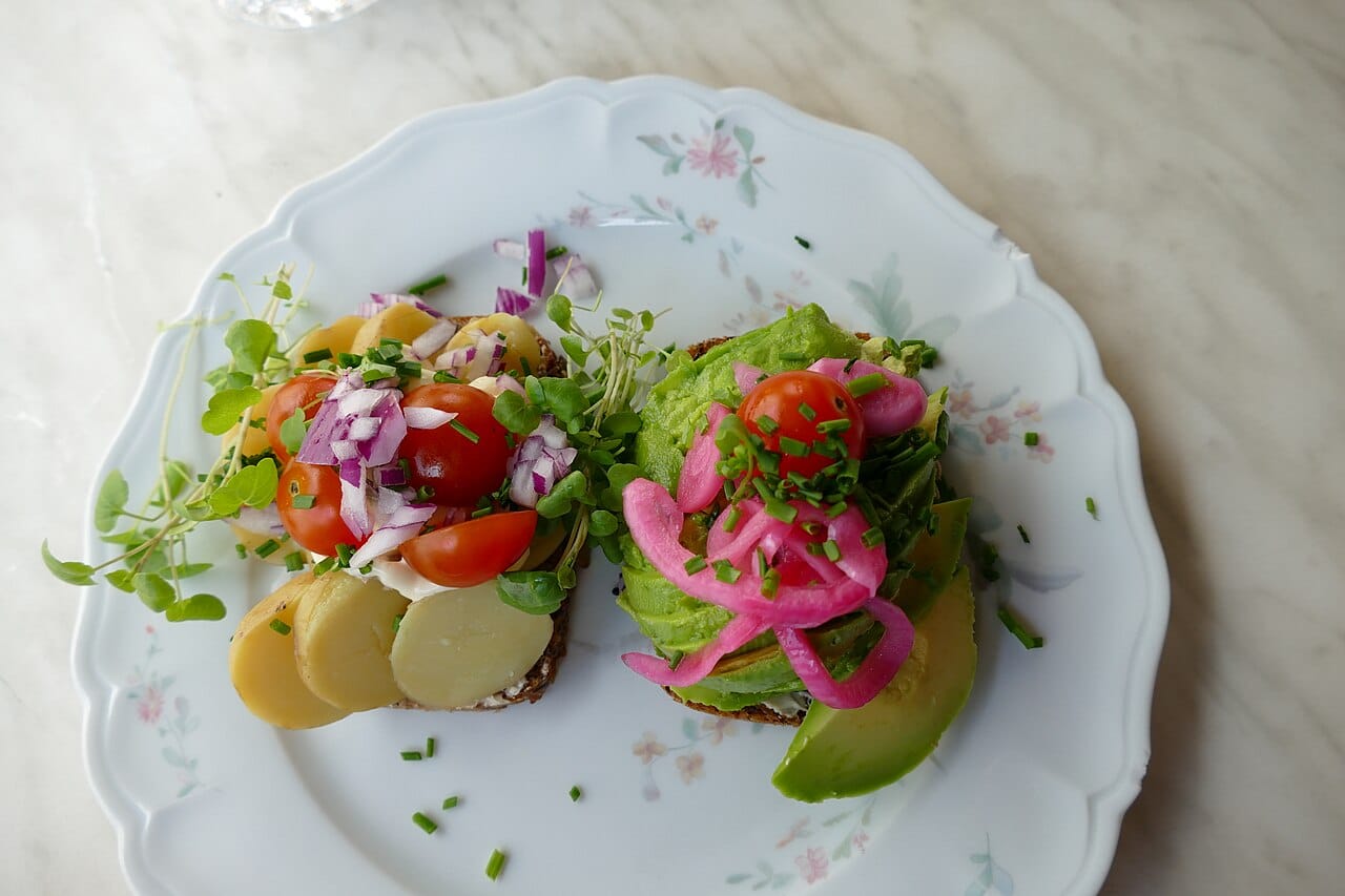 Danish smørrebrød open sandwiches