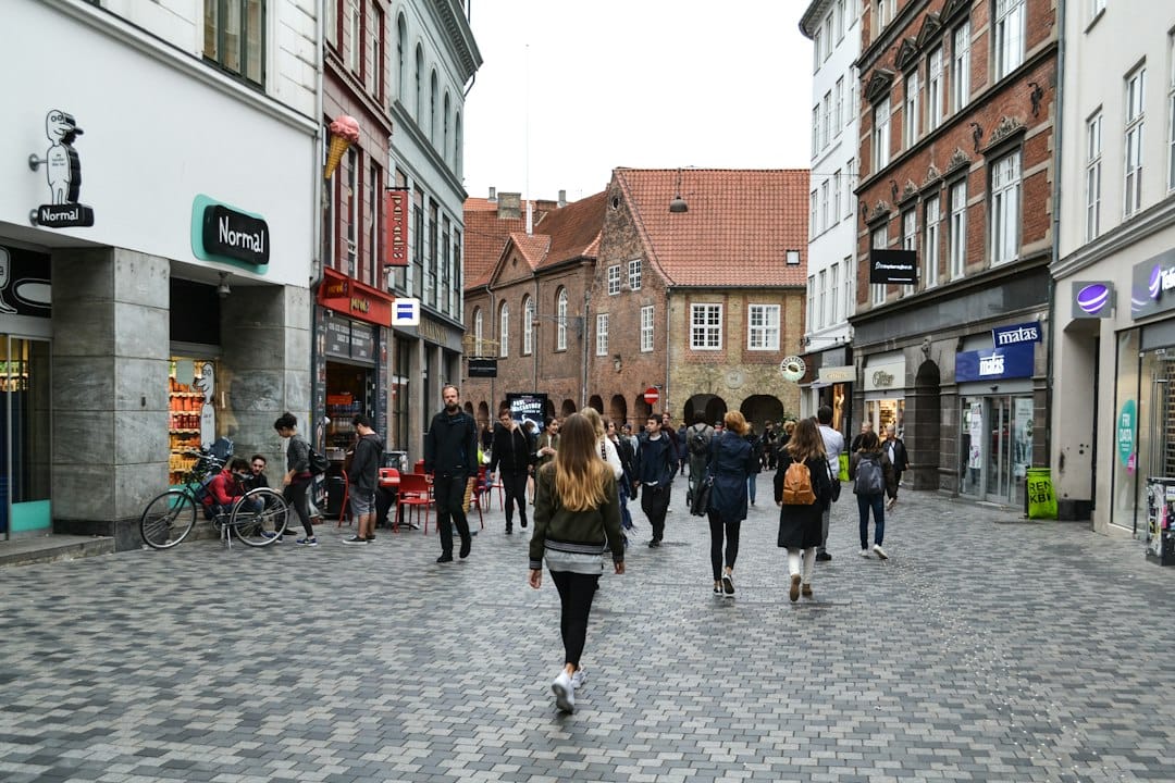 The Round Tower above the streets of central Copenhagen